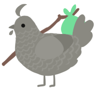 rock, a ash chicken with a lace pattern