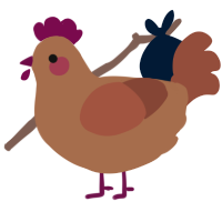 (unnamed), a brown and russet chicken