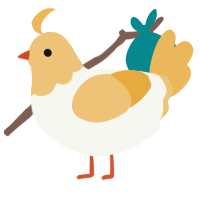 (unnamed), a white and honey chicken with a head pattern