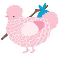 Rose Champagne, a rose chicken with a lace pattern