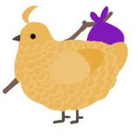 (unnamed), a honey chicken with a lace pattern