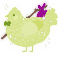 Little Baby Lemon, a lemon chicken with a speckle pattern