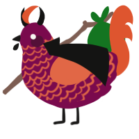 Dragon Tongue, a wine and vermilion chicken with a lace pattern