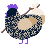 (unnamed), a tumblr and beige chicken with a double-lace pattern
