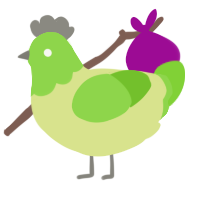tbn, a lemon and grass chicken with a head pattern