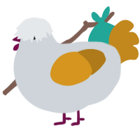 (unnamed), a mist and ochre chicken