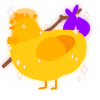 A honey and ochre chicken