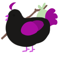 (unnamed), a sable and plum chicken