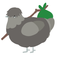 (unnamed), a grey and ash chicken with a head pattern