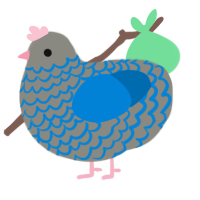(unnamed), a ash and sapphire chicken with a lace pattern