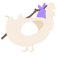 (unnamed), a beige and cream chicken