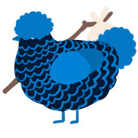 (unnamed), a tumblr and sapphire chicken with a lace pattern