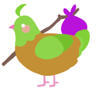 Shrek, a gold and grass chicken with a head pattern