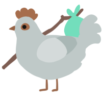 Belt Buckle, a silver chicken