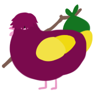 Cranberry, a wine and yellow chicken