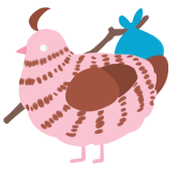 (unnamed), a rose and russet chicken with a bar pattern
