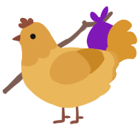(unnamed), a honey and orange chicken with a head pattern