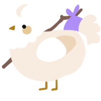 (unnamed), a cream chicken with a head pattern