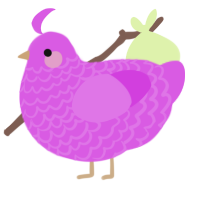 Orchid, a orchid chicken with a lace pattern