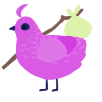 sus, a orchid chicken with a half-lace pattern