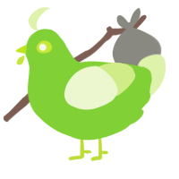 starry, a grass and apple chicken