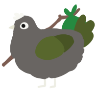 (unnamed), a grey and olive chicken