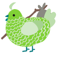 (unnamed), a grass and gluppy chicken with a lace pattern