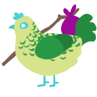 lemon tea classic, a lemon and viridian chicken with a half-lace pattern