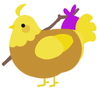 (unnamed), a gold and yellow chicken with a head pattern