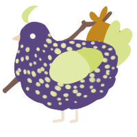 Washed Space Fungus, a overcast and lemon chicken with a speckle pattern