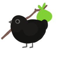 (unnamed), a black and sable chicken with a head pattern