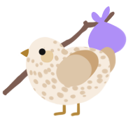 (unnamed), a cream and beige chicken with a speckle pattern