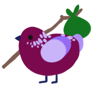 (unnamed), a wine and lilac chicken with a neck-speckle pattern