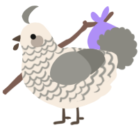 (unnamed), a cream and ash chicken with a lace pattern