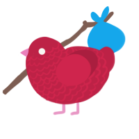 (unnamed), a crimson chicken with a lace pattern