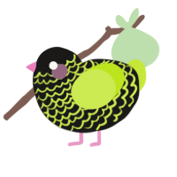Monster Energy, a sable and lime chicken with a lace pattern