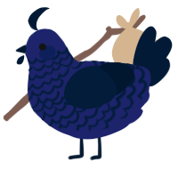 twin baby 2, a navy and tumblr chicken with a lace pattern
