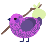 (unnamed), a orchid and overcast chicken with a double-lace pattern