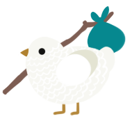Goldie, a white chicken with a lace pattern