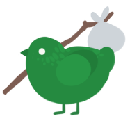 Blade o grass, a viridian chicken with a neck-speckle pattern