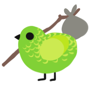 (unnamed), a grass and lime chicken with a half-lace pattern
