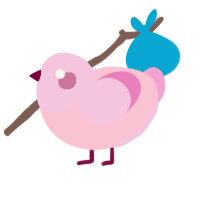 (unnamed), a rose and pink chicken with a head pattern