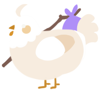 (unnamed), a cream chicken with a head pattern