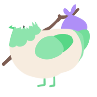 White Choco Mints, a cream and spring chicken with a head pattern