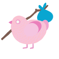 (unnamed), a rose and pink chicken with a lace pattern
