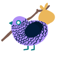 (unnamed), a lilac and tumblr chicken with a lace pattern