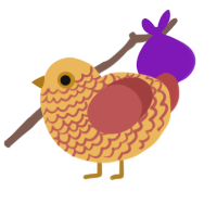 Sweet Potato, a honey and red chicken with a lace pattern