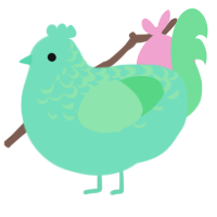 (unnamed), a mint and spring chicken with a half-lace pattern