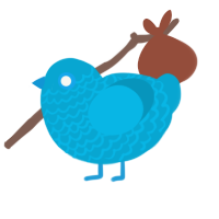 (unnamed), a cerulean chicken with a lace pattern