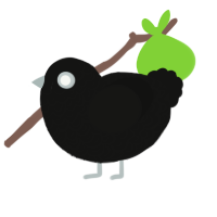 (unnamed), a black chicken with a double-lace pattern